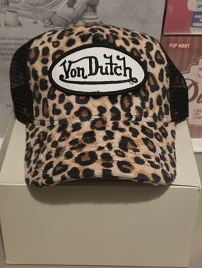 Von Dutch Cheetah Velvet Trucker